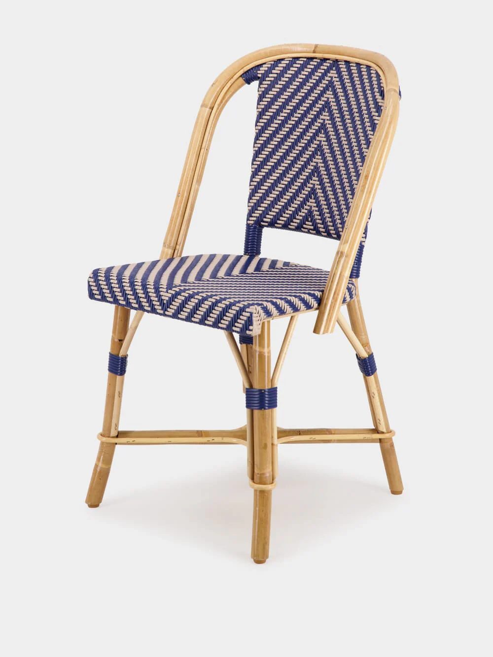 Blue Fouquet’s Z Rattan Chair - Image 4