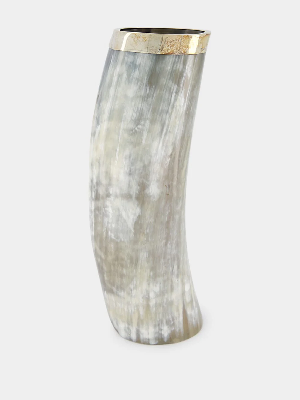 Blond Horn Medium Gold Vase
