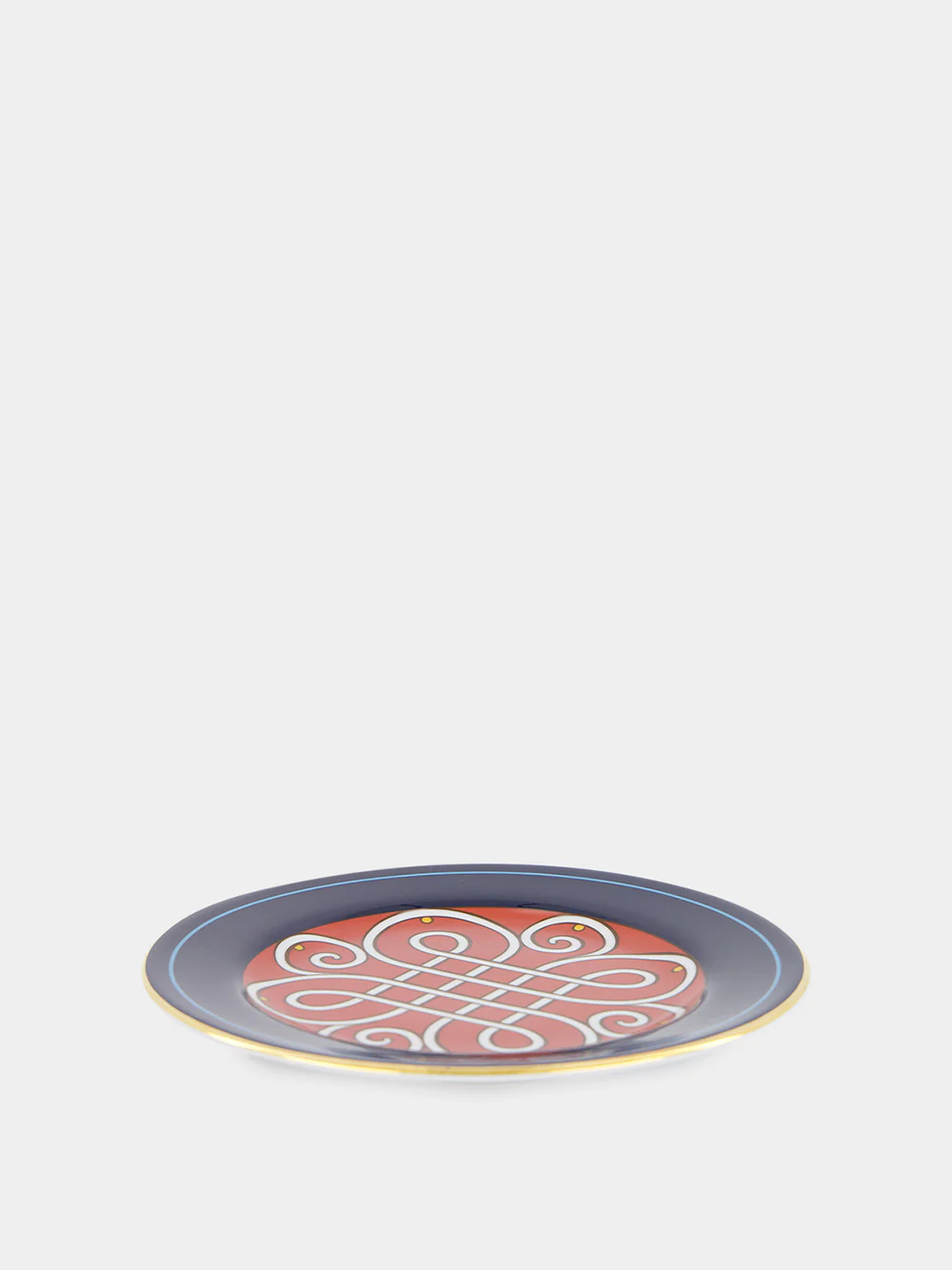 Set of 2 Cortile Blue Dessert Plates - Image 3
