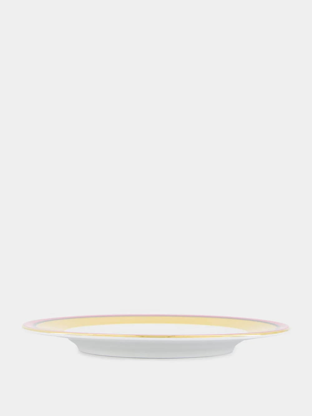 Set of 2 Yellow Rainbow Dinner Plates - Image 3