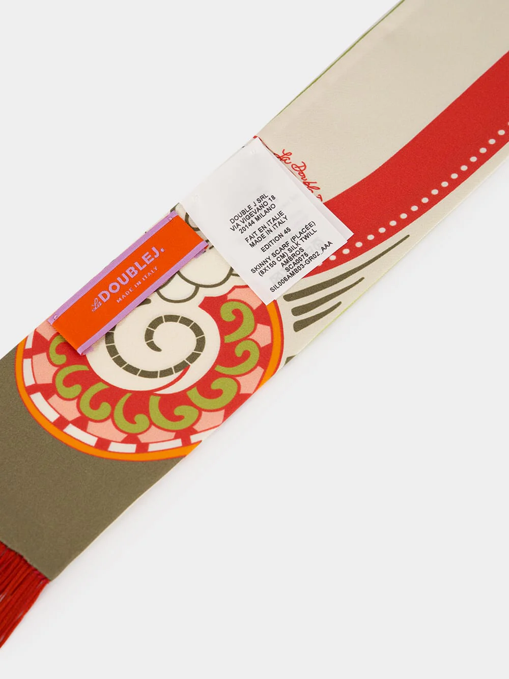 Anemone Ghirlanda Silk Skinny Scarf - Image 3
