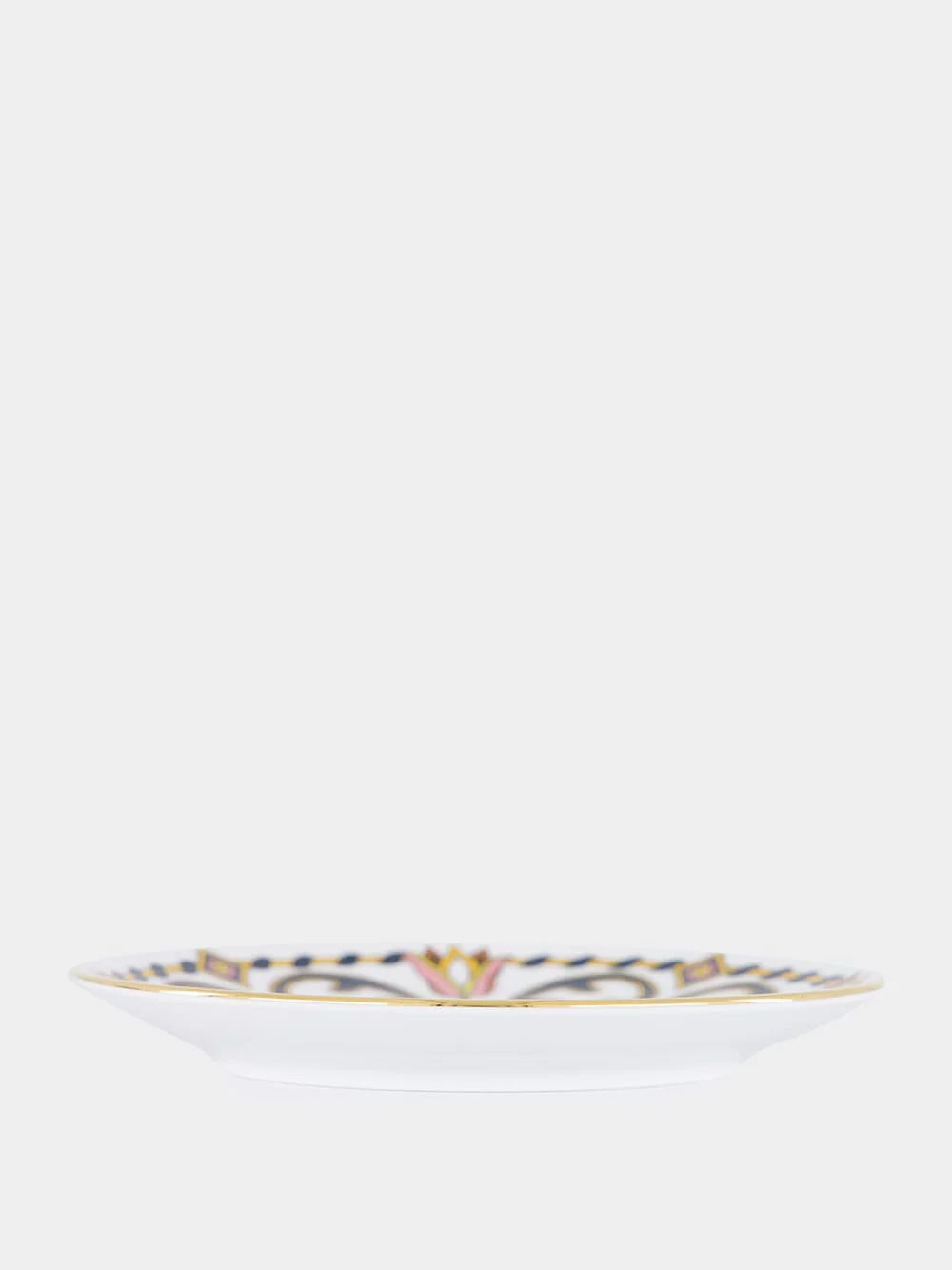 Azzurro Mini Porcelain Plate with Gold Trim - Image 3