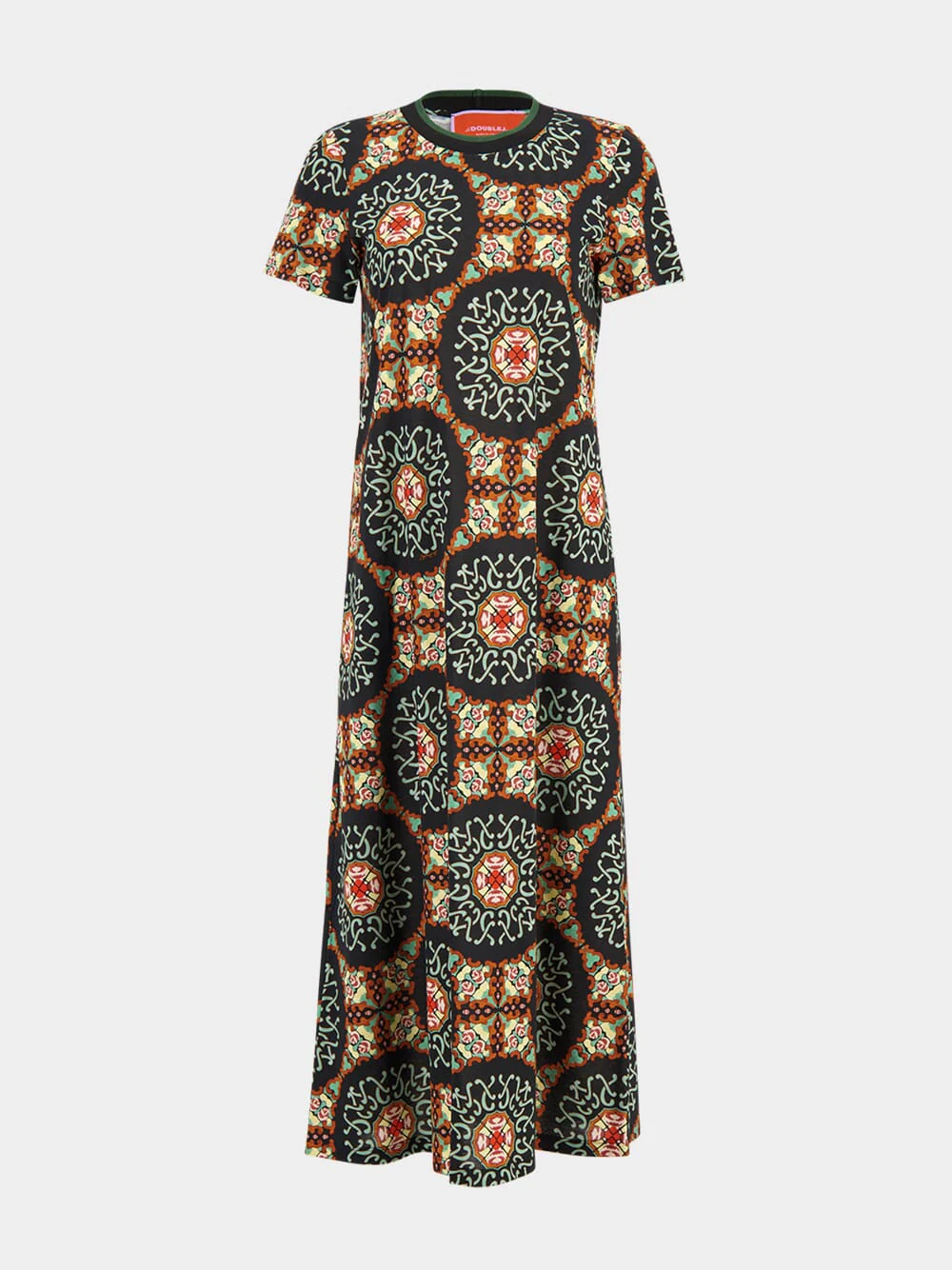 Ballata Print Cotton Midi Dress