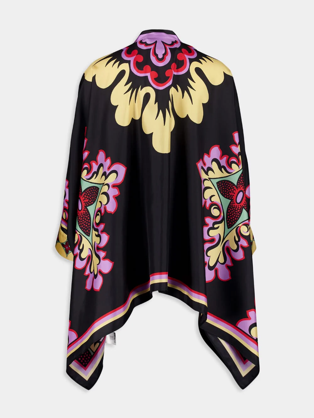 Black Palazzo Placée Silk Foulard Shirt - Image 2