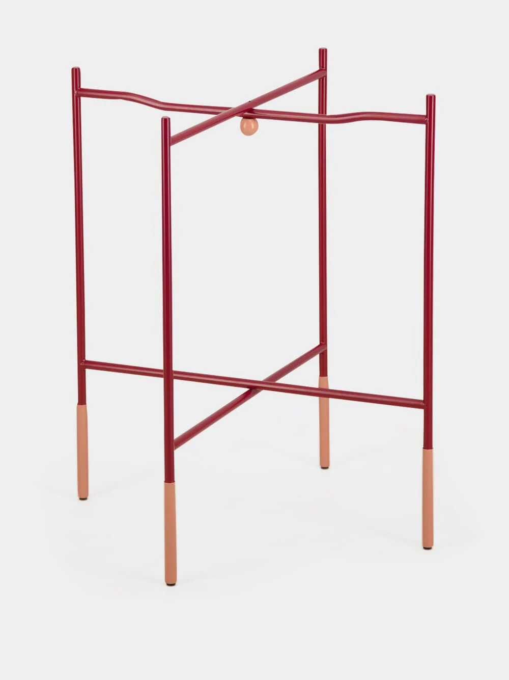 Bordeaux Metal Foldable Tray Stand - Image 4
