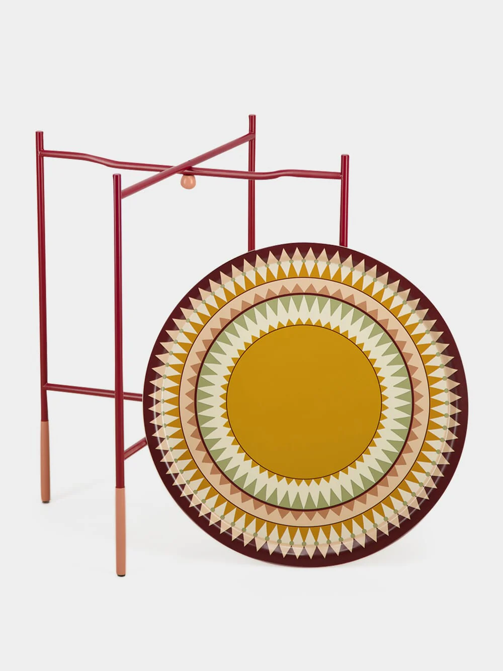 Bordeaux Metal Foldable Tray Stand - Image 8