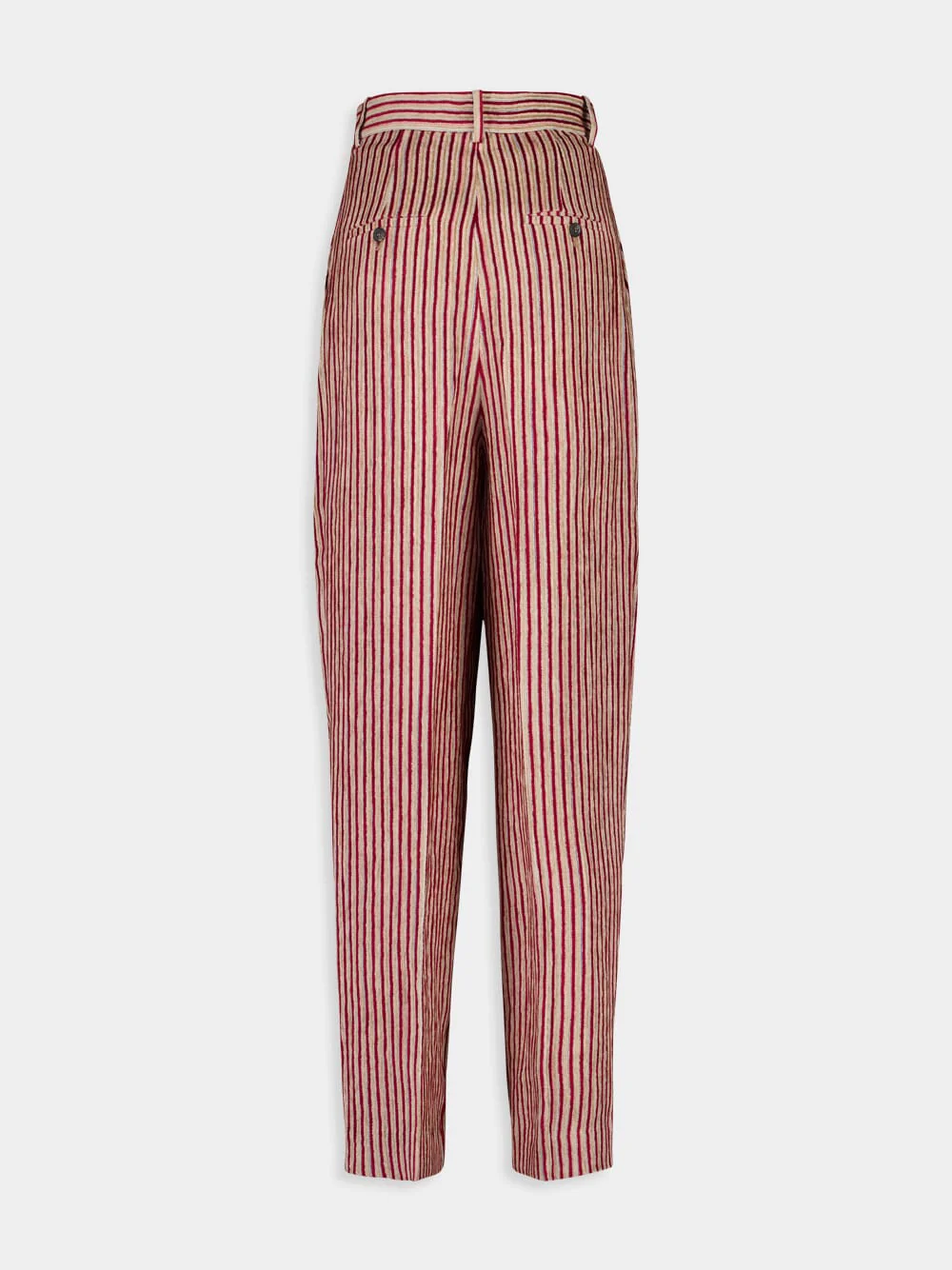 Brooklyn Color Block Linen Corduroy Trousers - Image 4