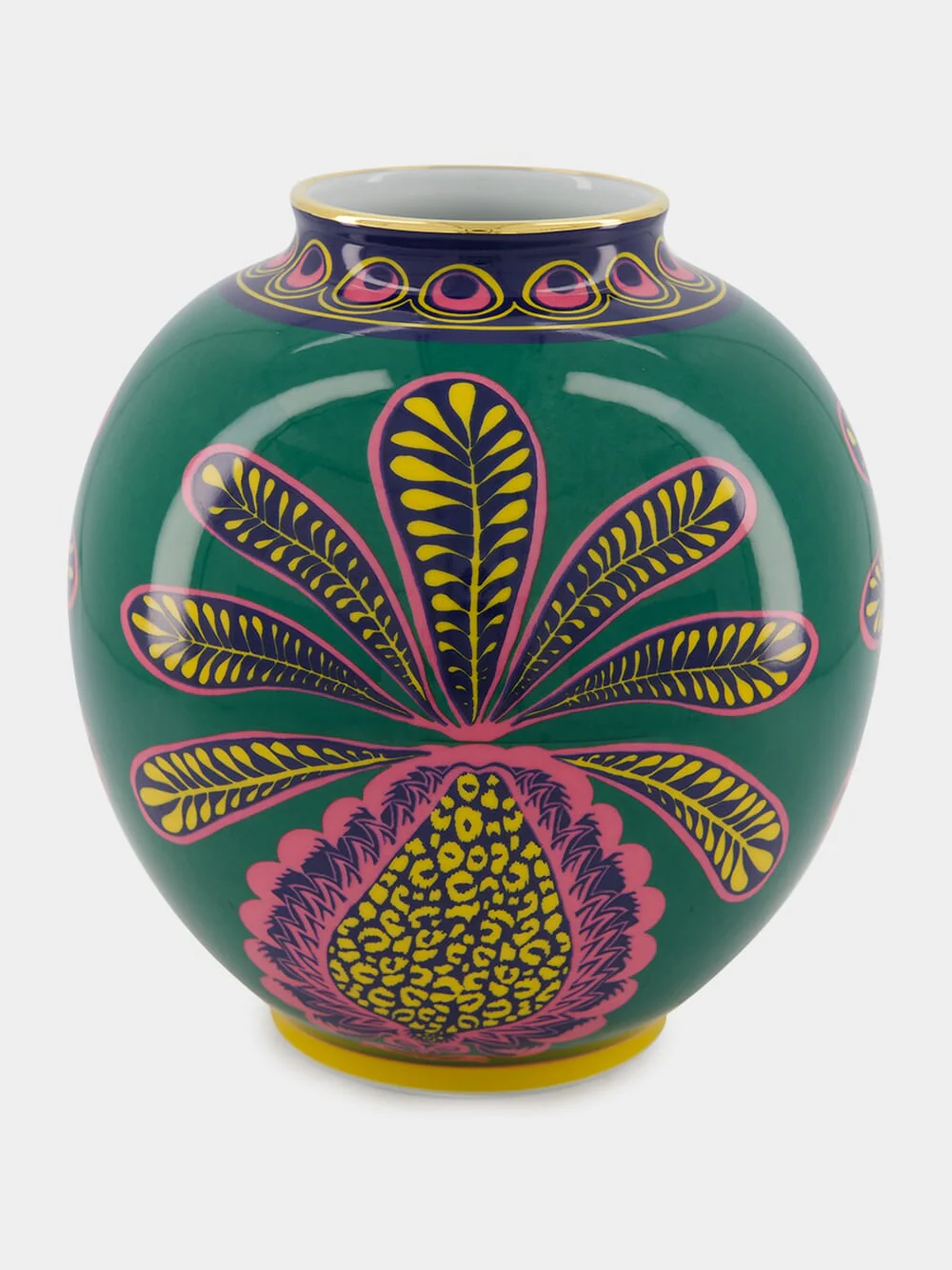 Bubble Pineapple Green Vase