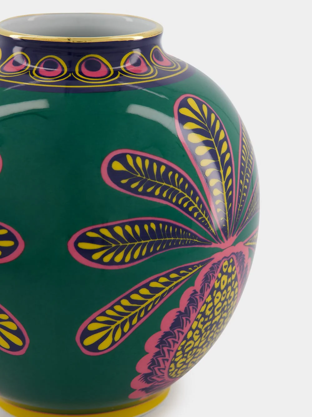 Bubble Pineapple Green Vase - Image 4