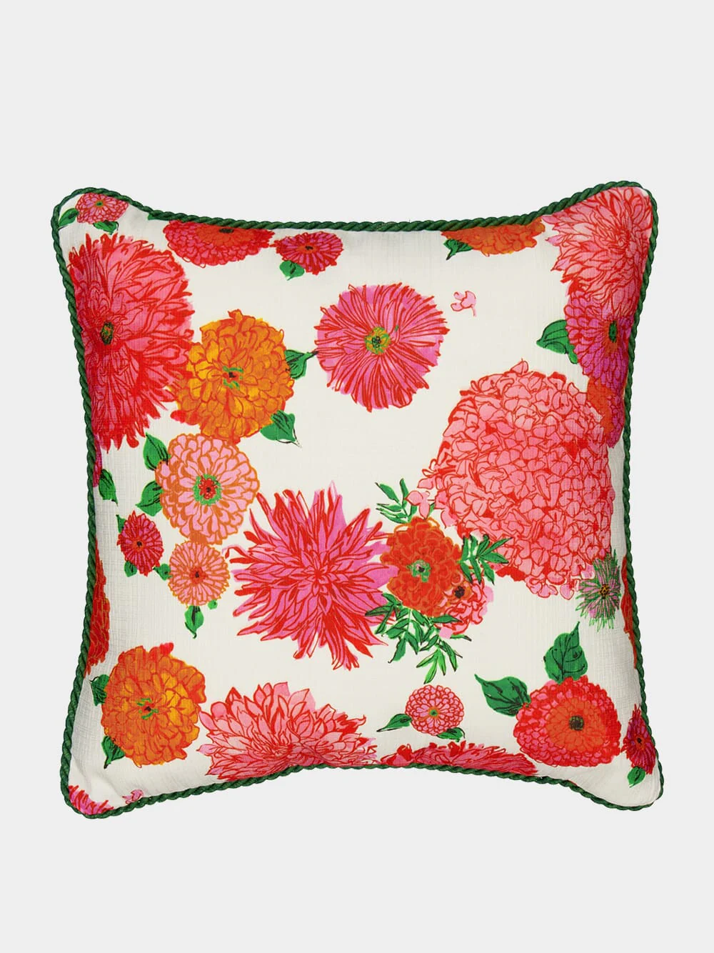 Caper Floral Outdoor Cushion - Image 2