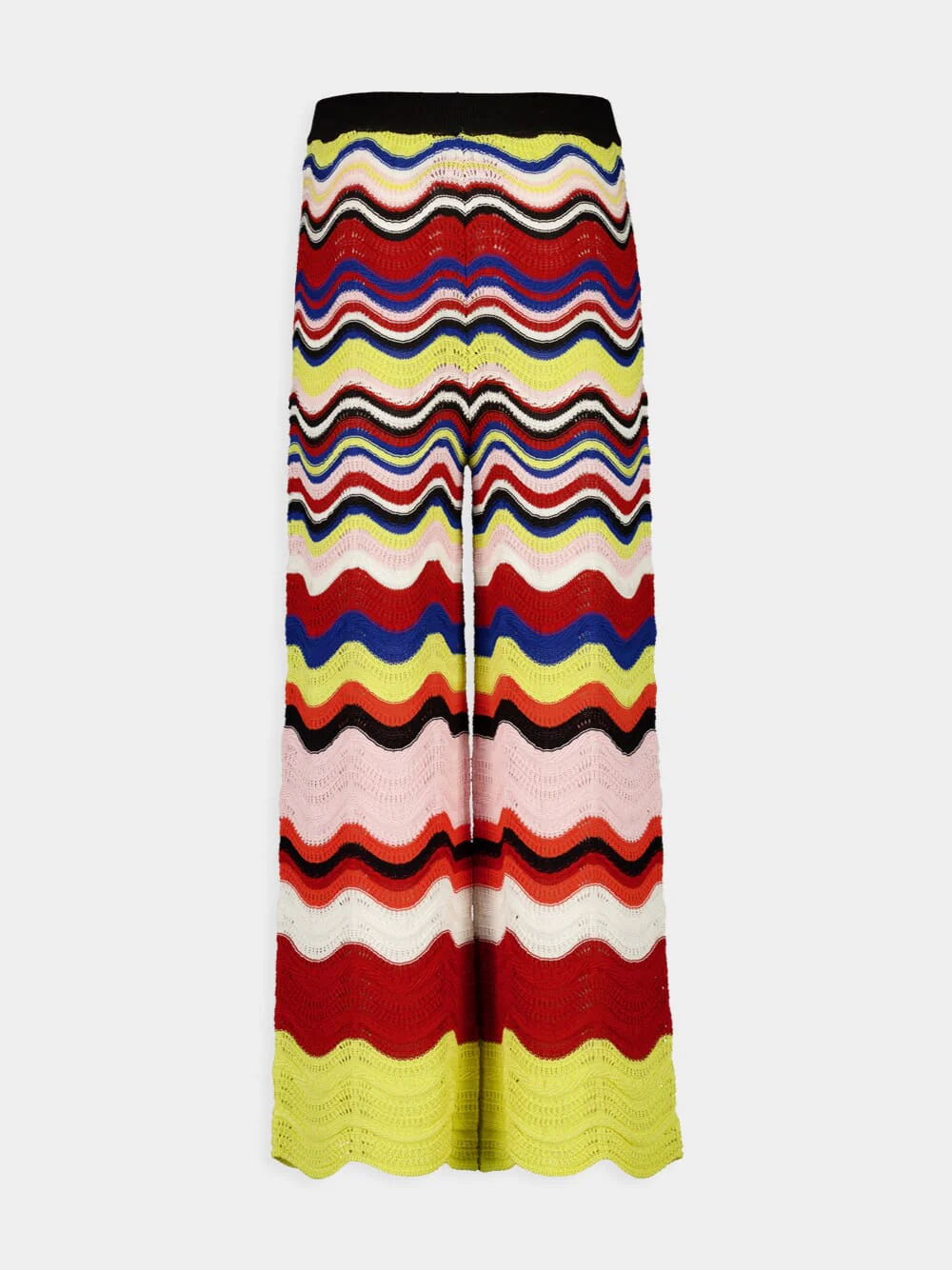 Chevron Cotton Culotte Trousers - Image 2