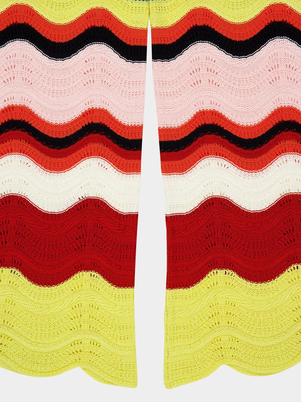 Chevron Cotton Culotte Trousers - Image 3
