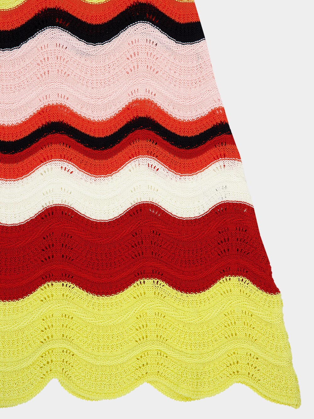 Chevron Cotton Mini Dress - Image 4