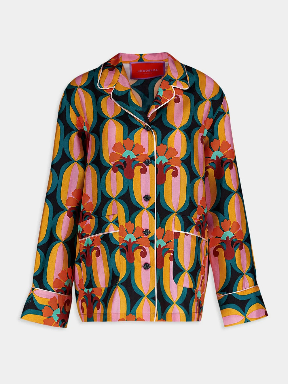 Arcturus Silk Twill Pajama Shirt