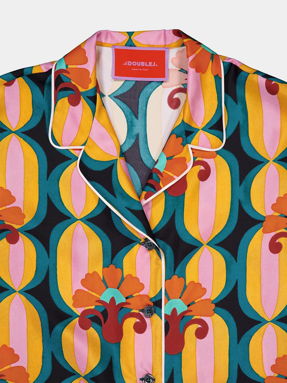 Arcturus Silk Twill Pajama Shirt - Image 3