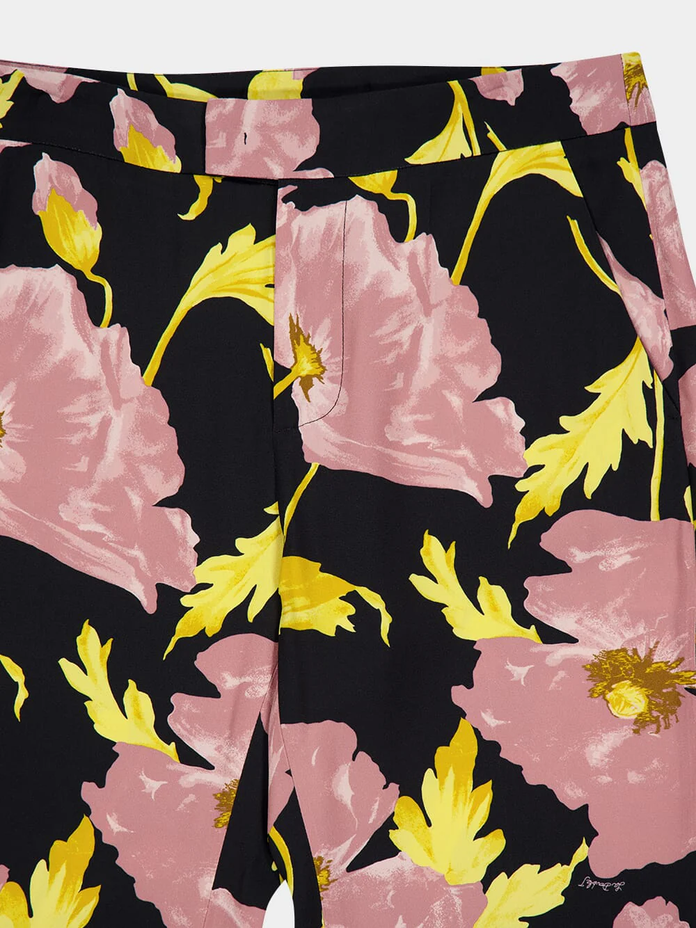 Black Floral Saturday Night Pants - Image 3
