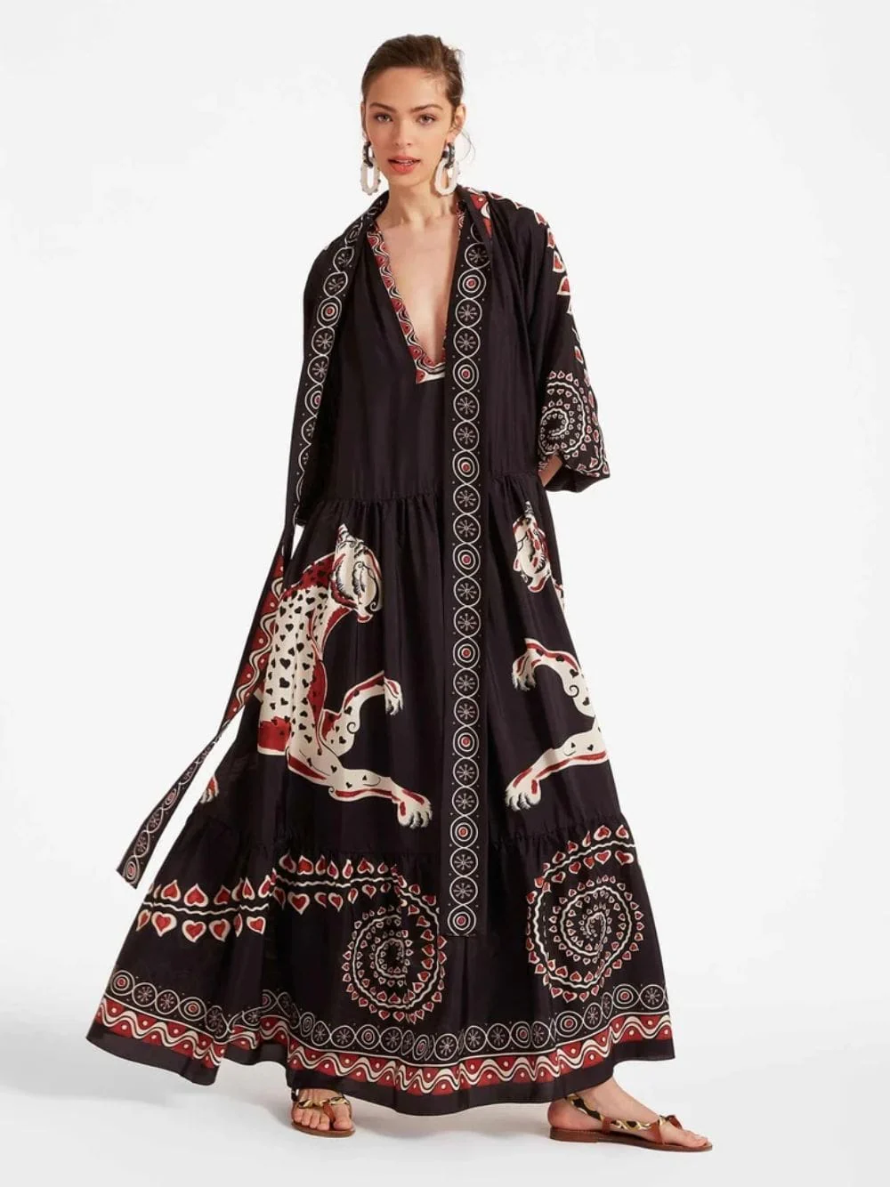 Gattopardo Placée Black Athena Dress