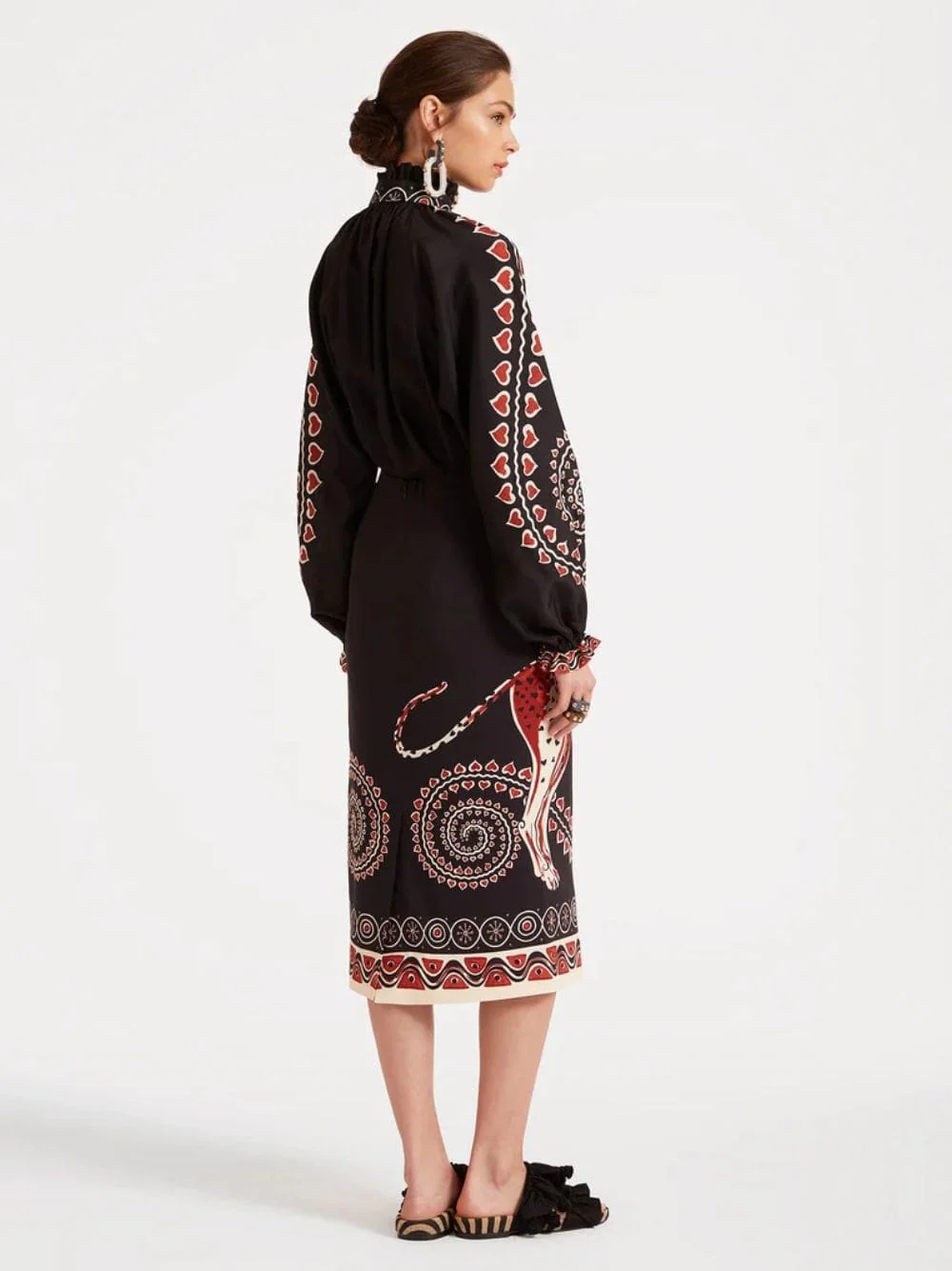 Gattopardo Placée Black Pencil Skirt - Image 4