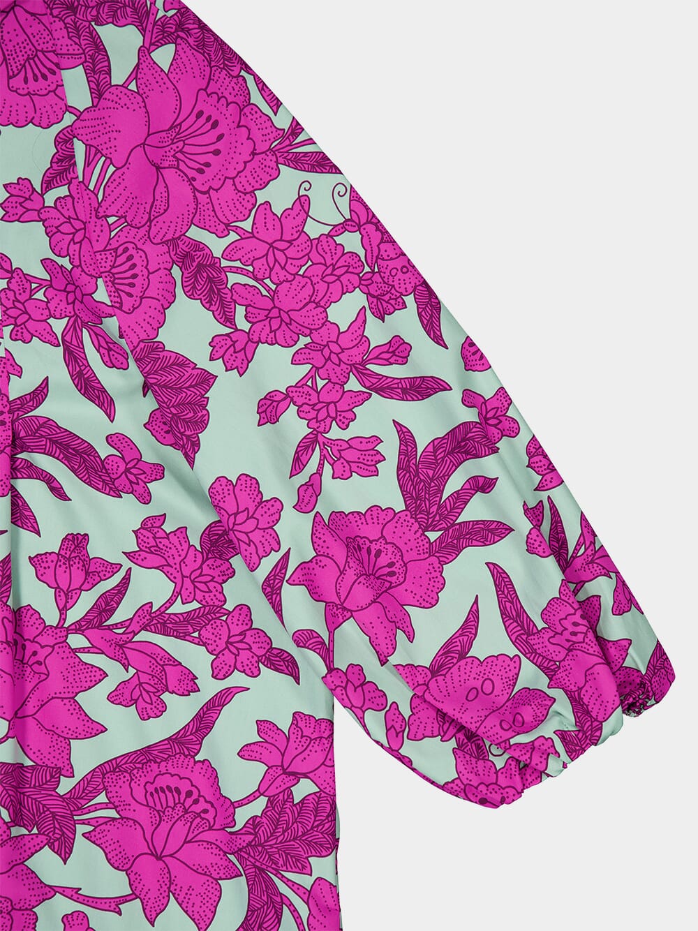 Lilium Purple A-line Poplin Dress - Image 6