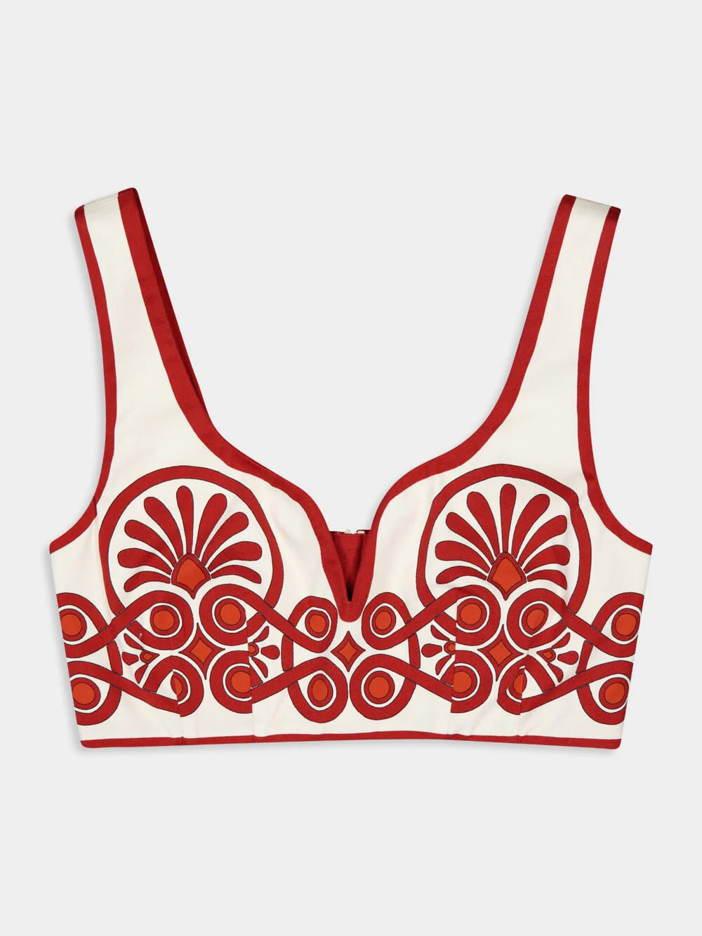Medallion Placée Cream Baia Crop Top - Image 5