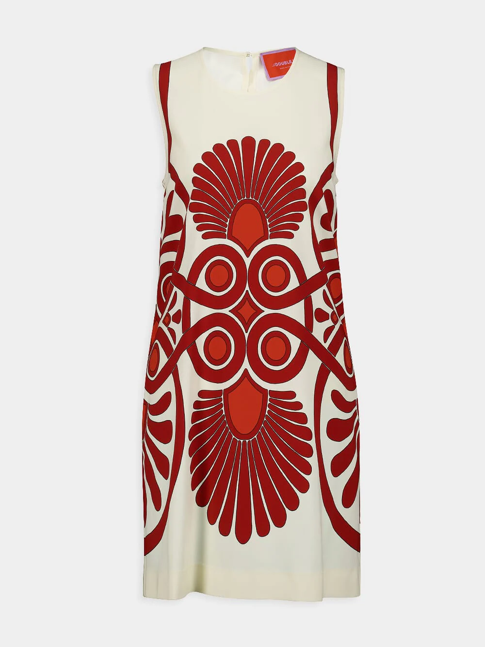 Medallion Placée Cream Stretch Tunic - Image 2