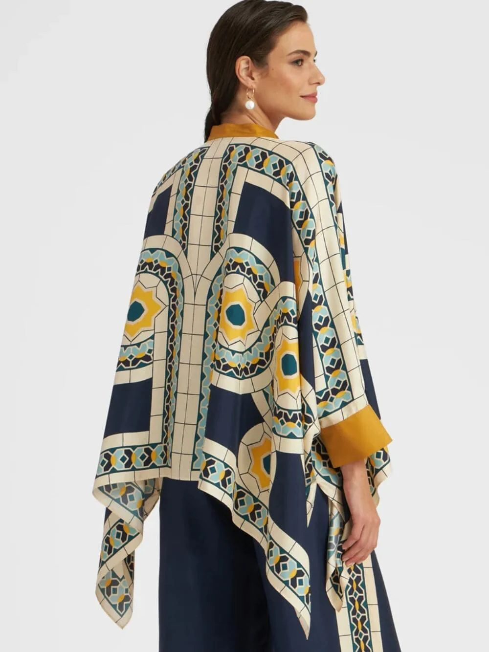 Mudejar Placée Silk Twill Foulard Shirt - Image 4