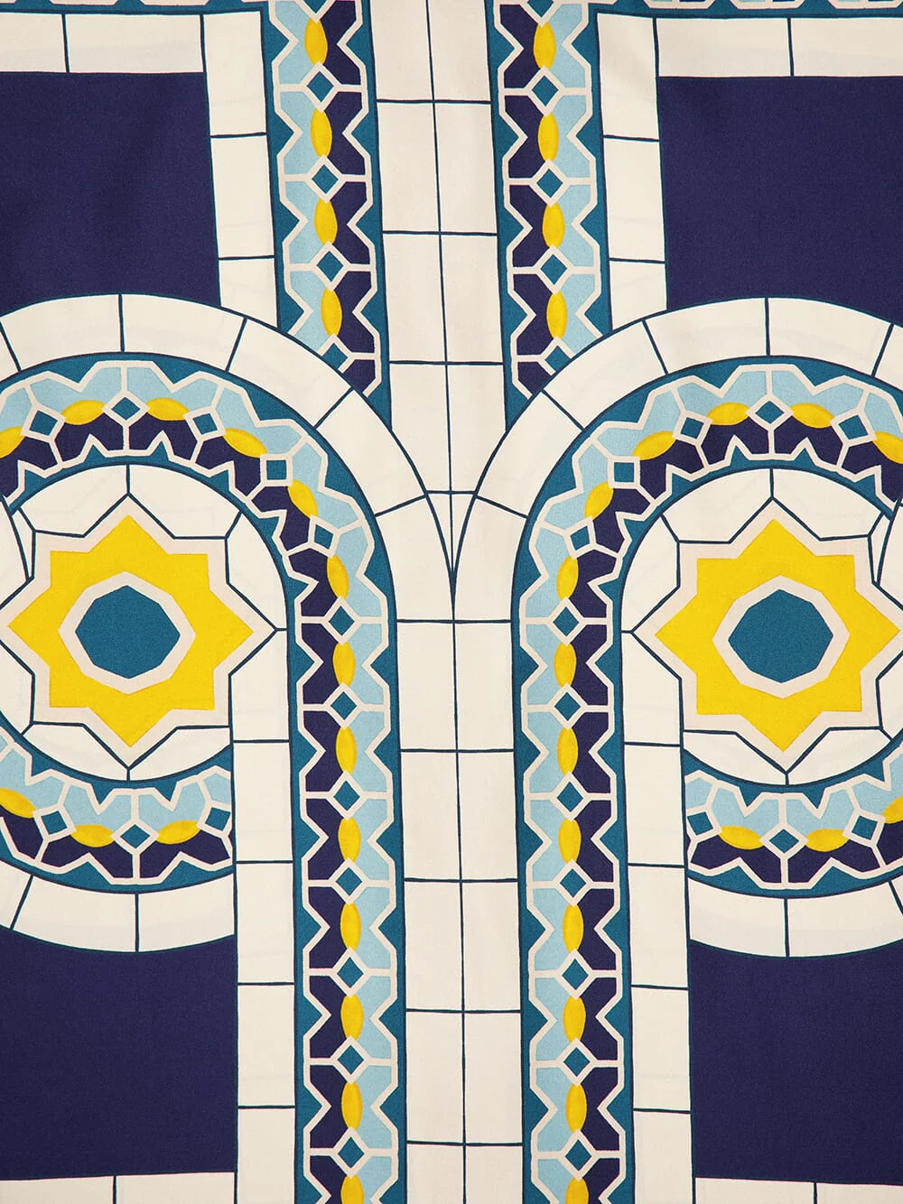 Mudejar Placée Silk Twill Foulard Shirt - Image 5