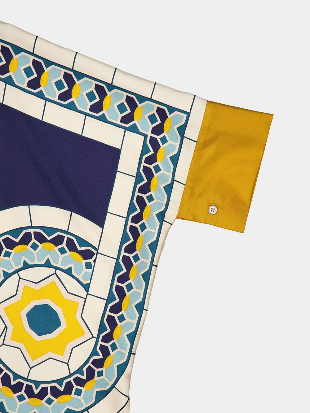 Mudejar Placée Silk Twill Foulard Shirt - Image 6
