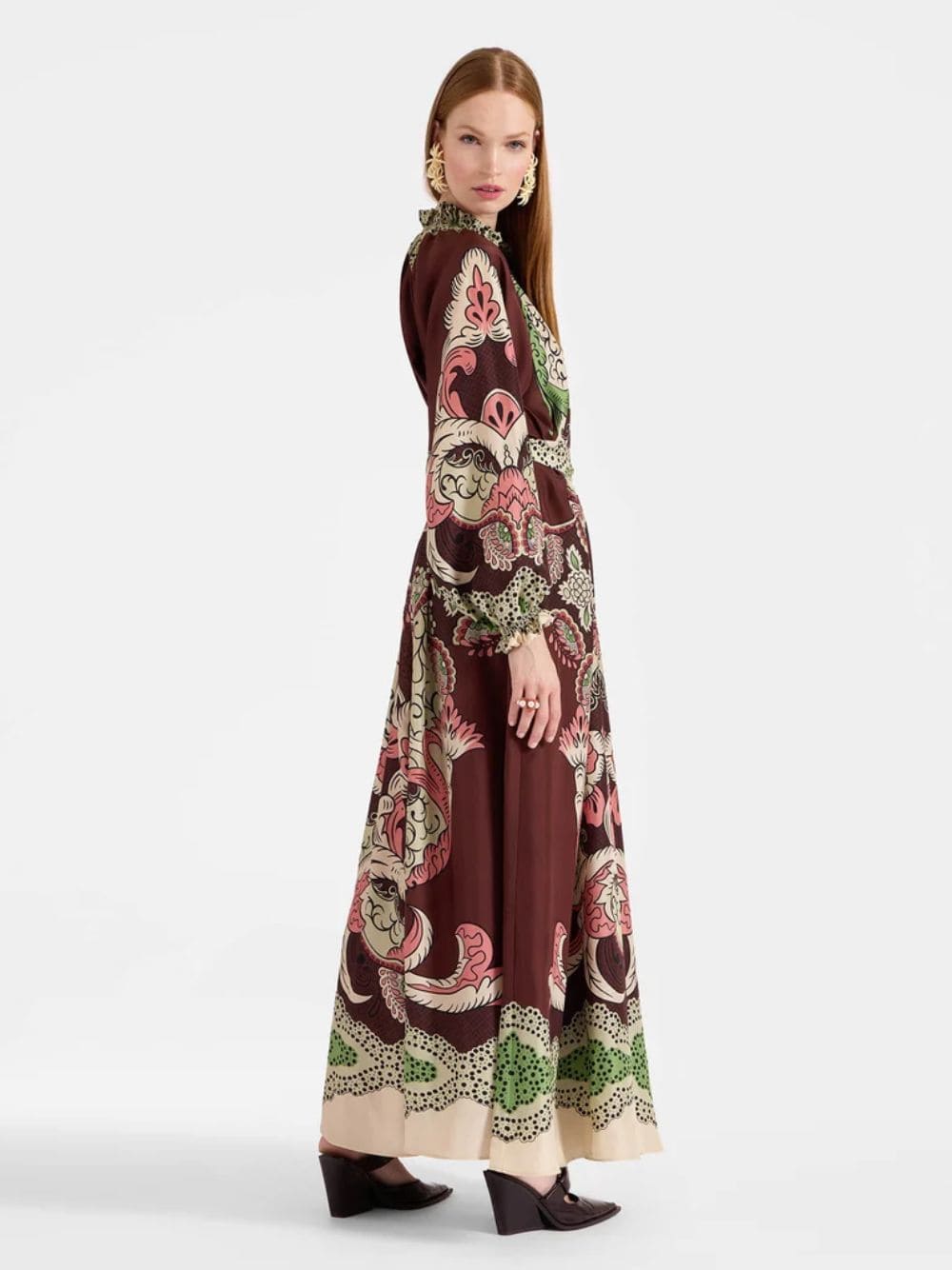 Portal Placée Brown Cerere Dress - Image 4