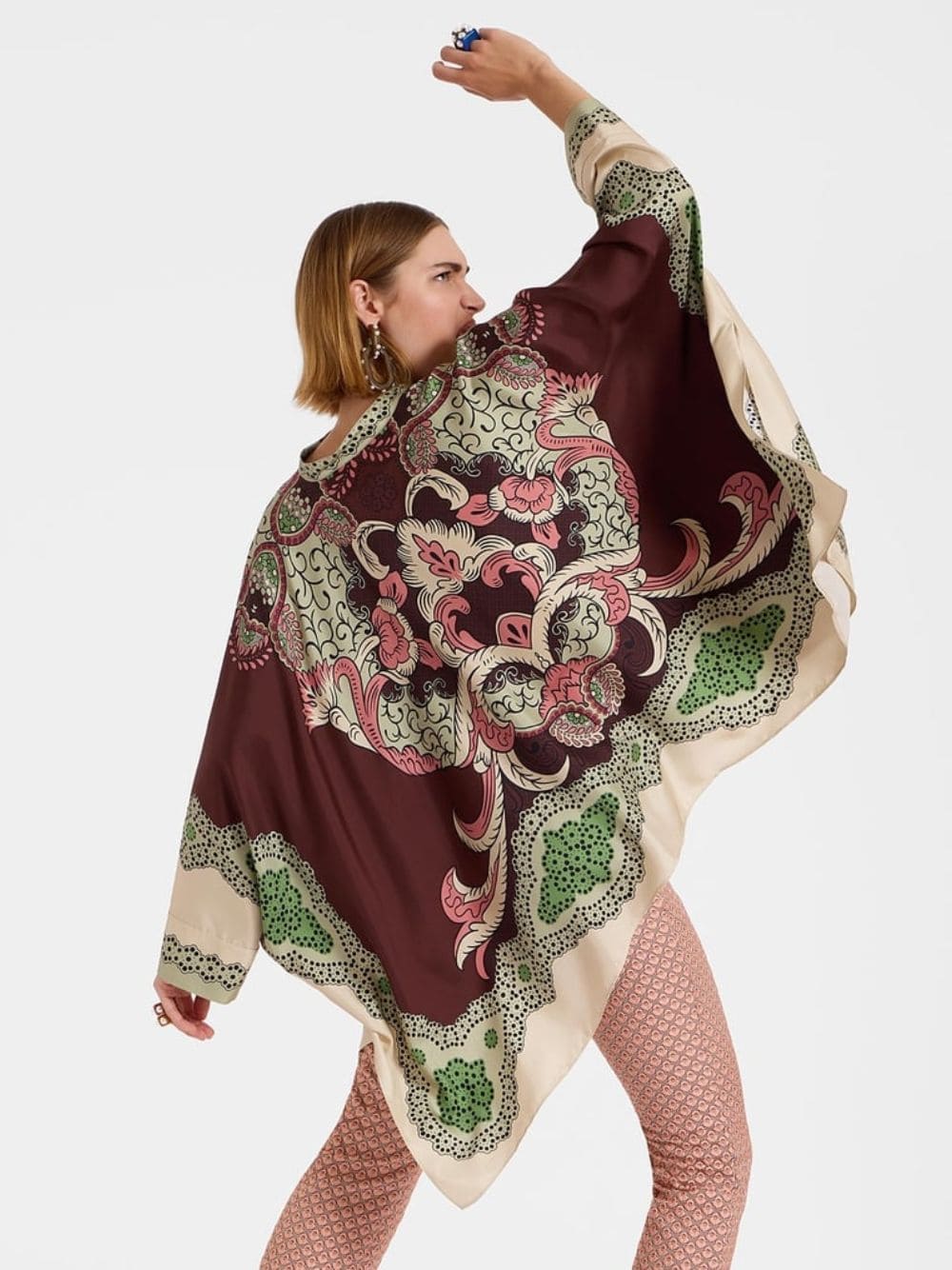 Portal Placée Silk Foulard Shirt - Image 4
