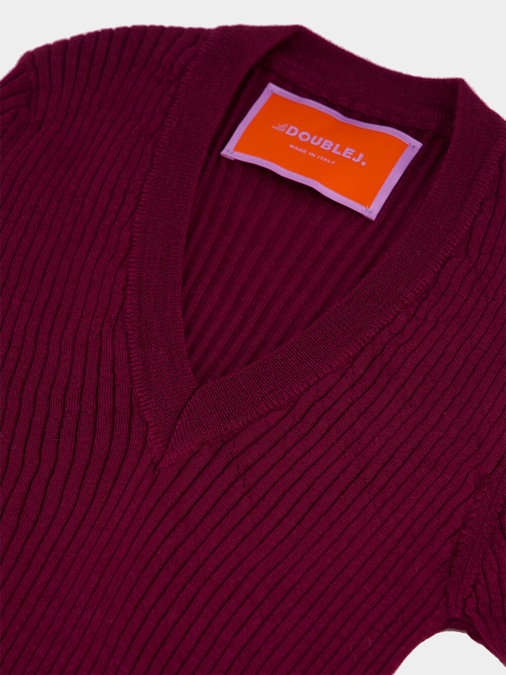 Silk-Cashmere V-Neck Kick Top - Image 4