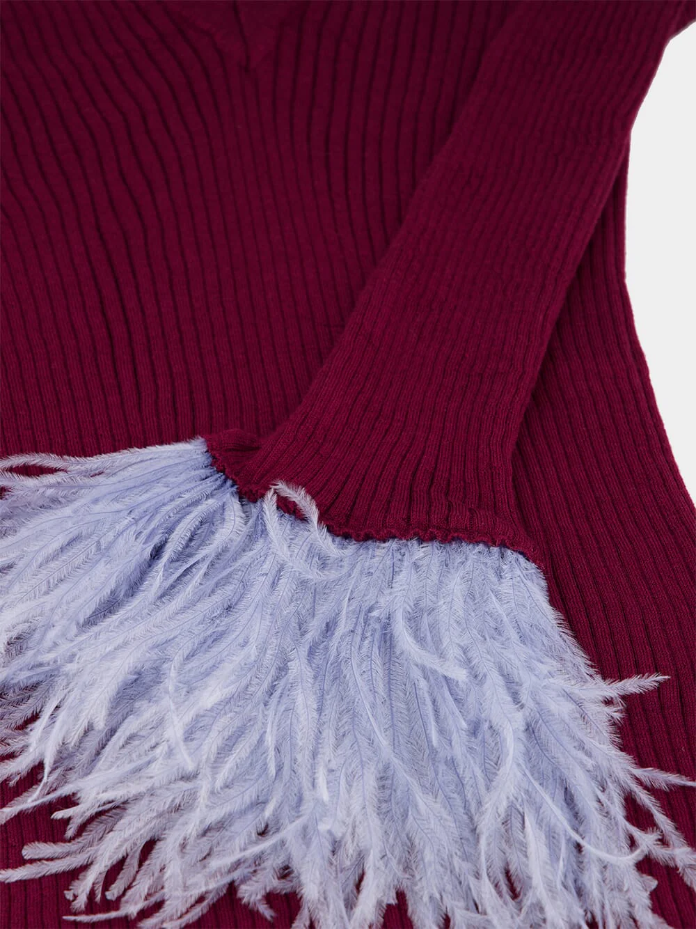Silk-Cashmere V-Neck Kick Top - Image 5