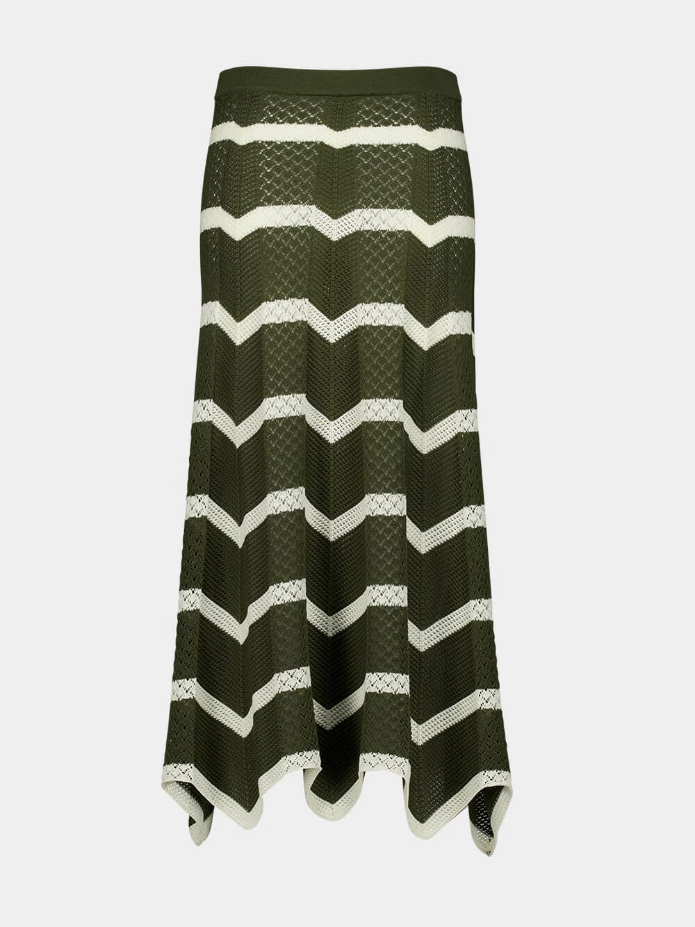 Solid Camouflage Chevron Skirt - Image 2