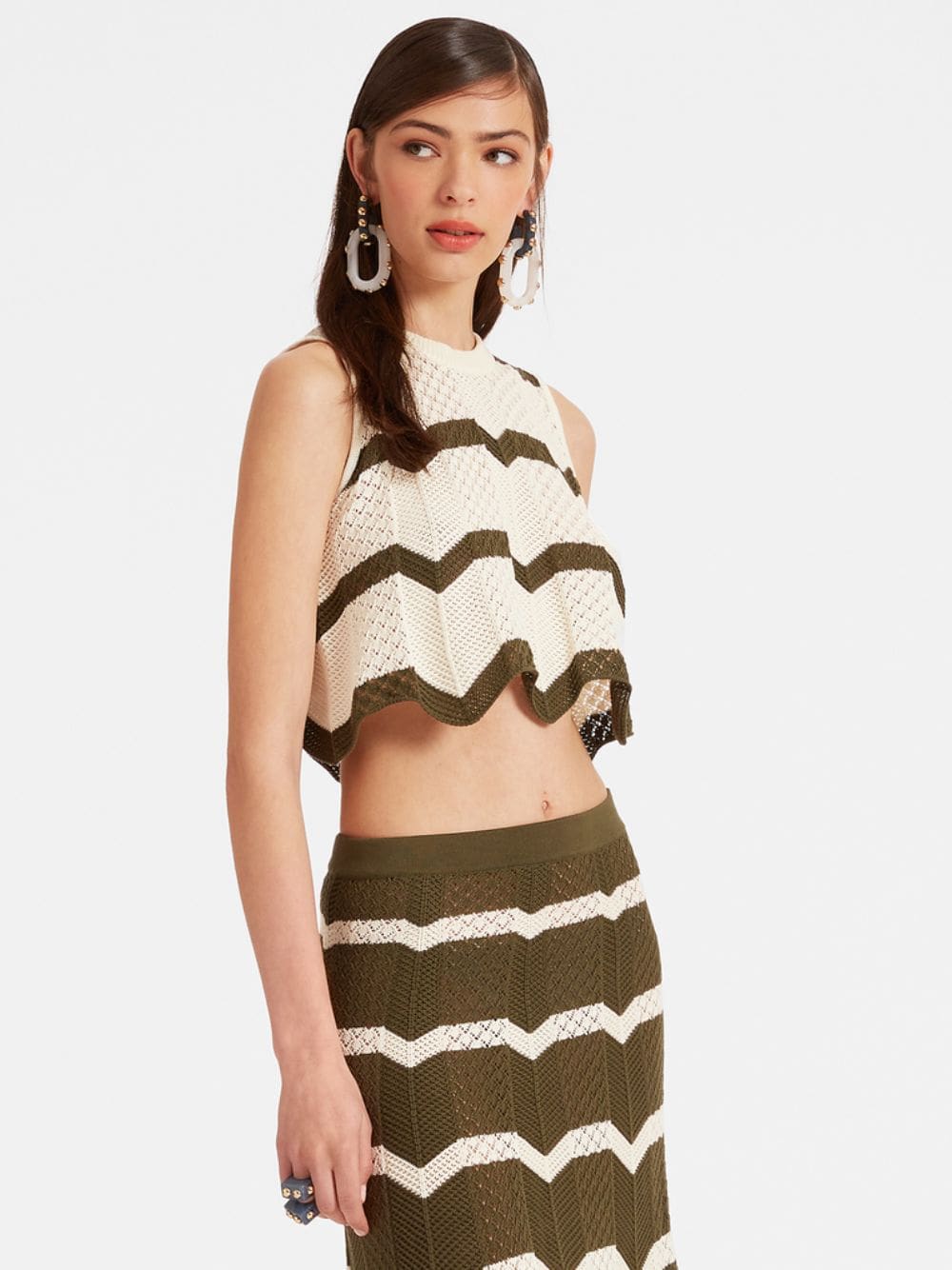 Solid Camouflage Chevron Top - Image 2