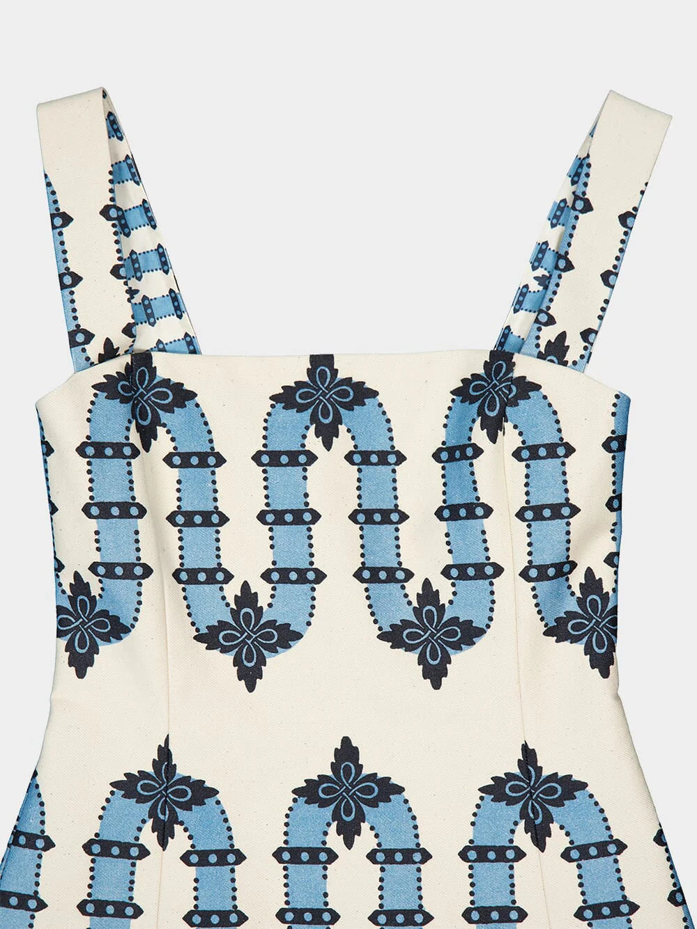 Sophia Printed Cotton Mini Dress - Image 3
