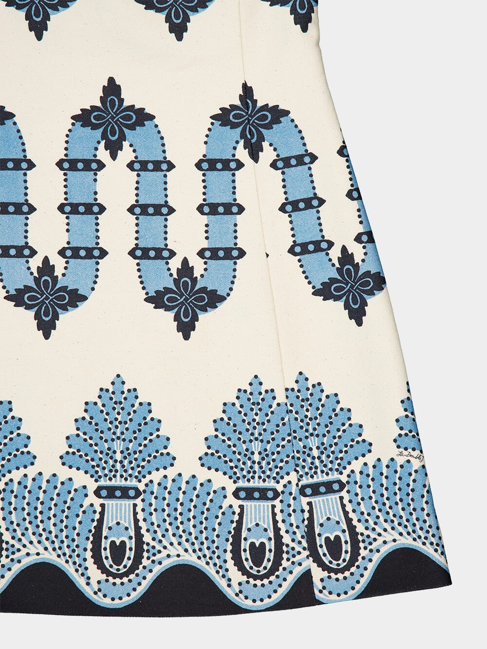 Sophia Printed Cotton Mini Dress - Image 5