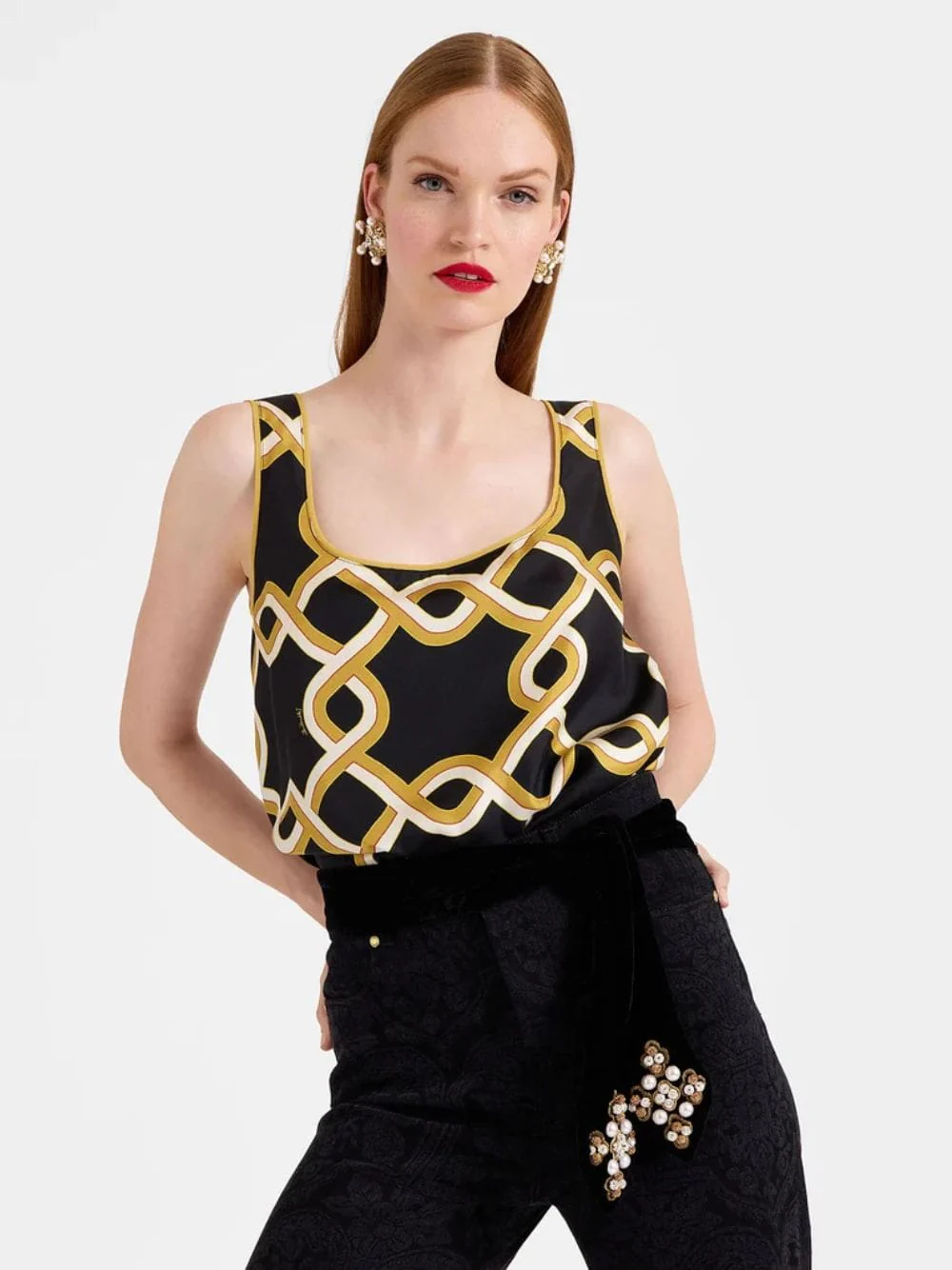 Tackle Black Twirl Top - Image 2