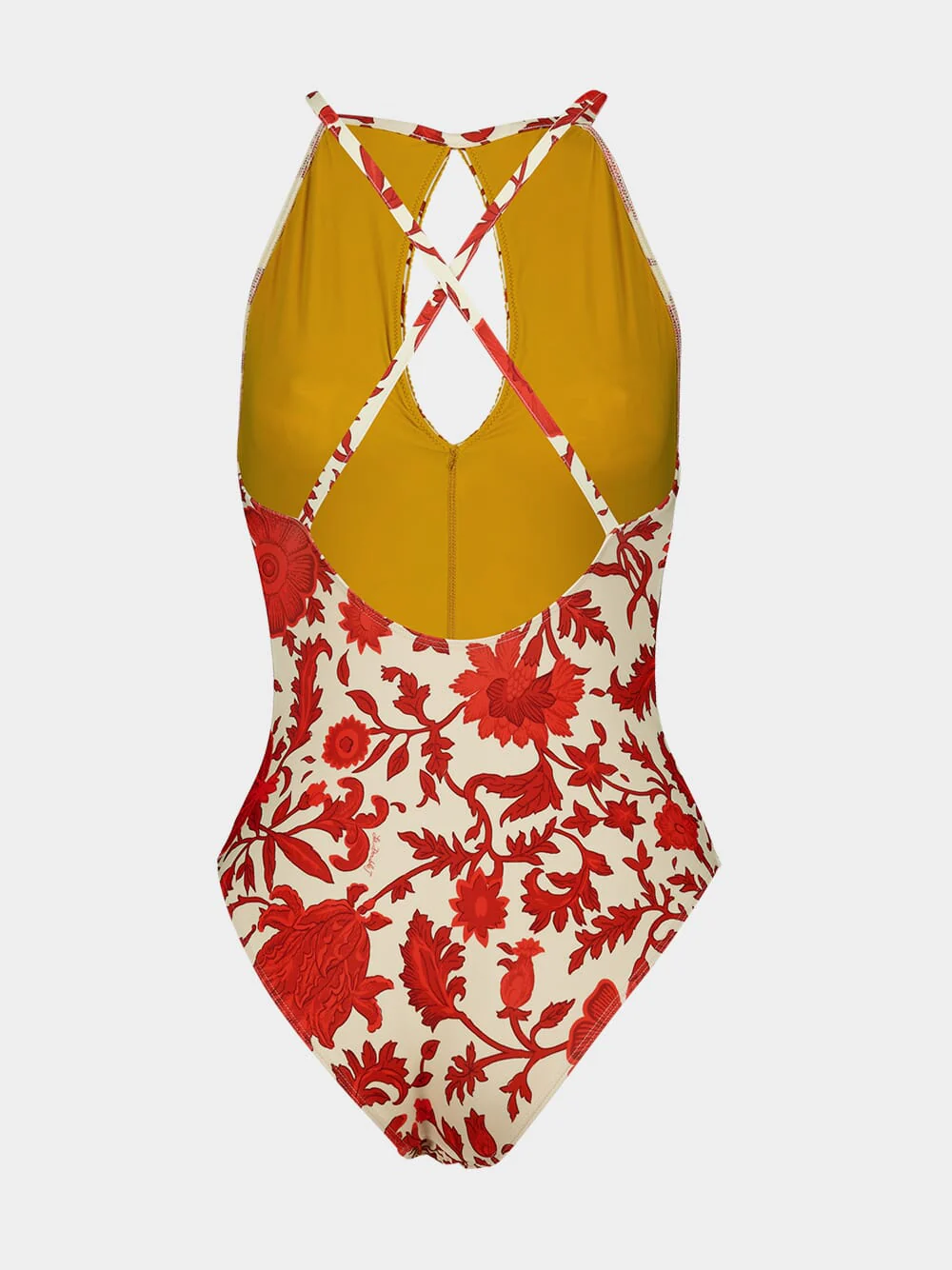 x Orlebar Brown Dragonflower Mini Red  Fonda Swimsuit - Image 3