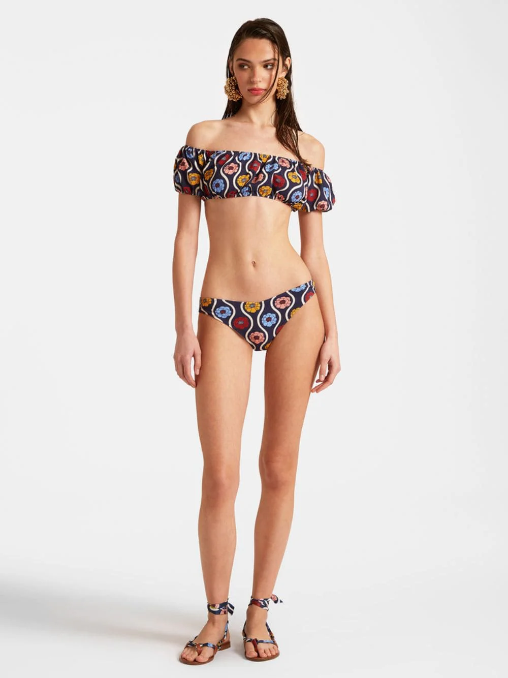 x Orlebar Brown Whitsun Mini Blue Mirage Bikini Bottom - Image 2