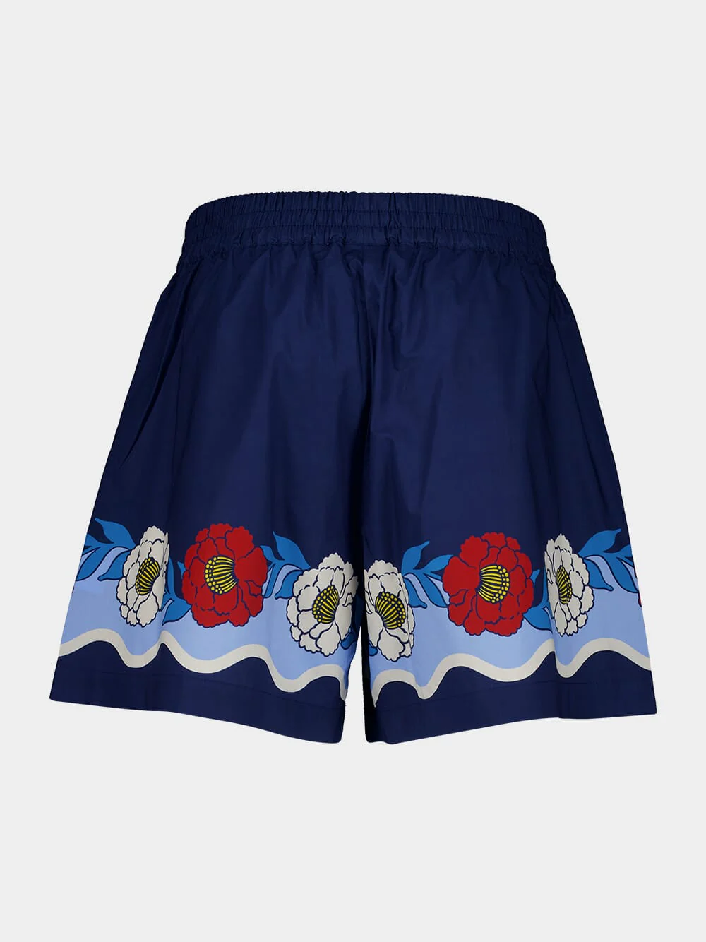 x Orlebar Brown Whitsun Placée Blue Pull-Up Shorts - Image 3