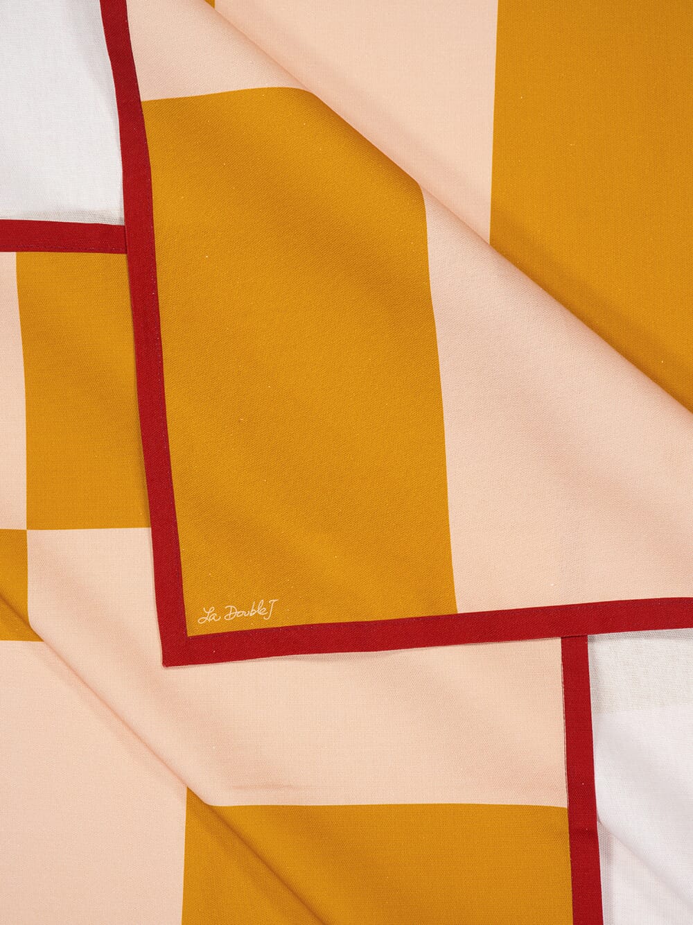 Contrada Orange in Panama Medium Tablecloth - Image 3