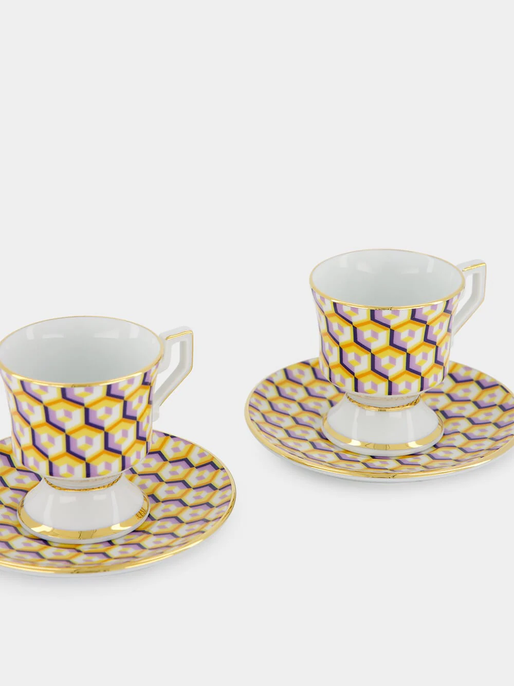 Set of 2 Cubi Giallo Espresso Cups - Image 2