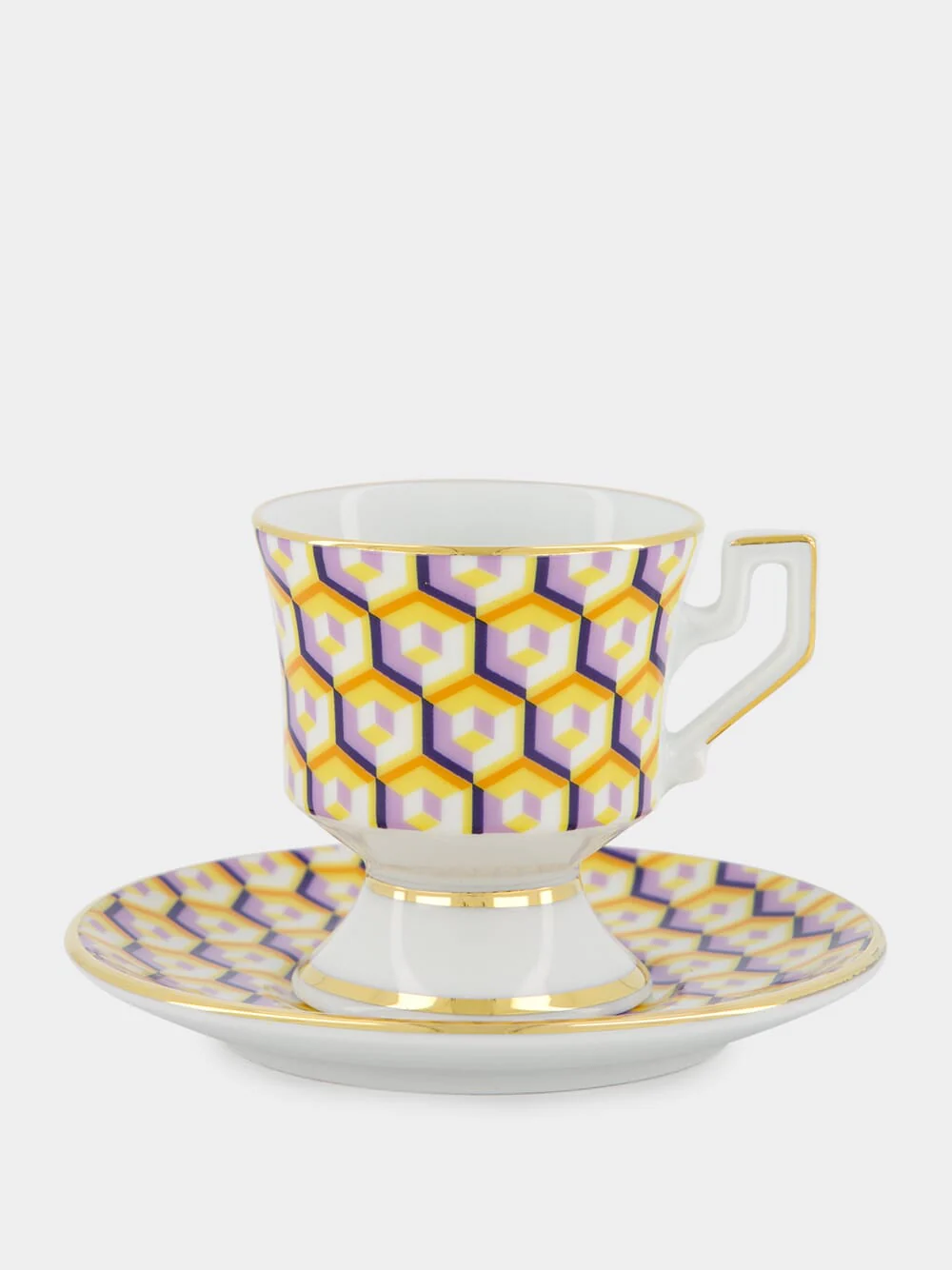 Set of 2 Cubi Giallo Espresso Cups - Image 3