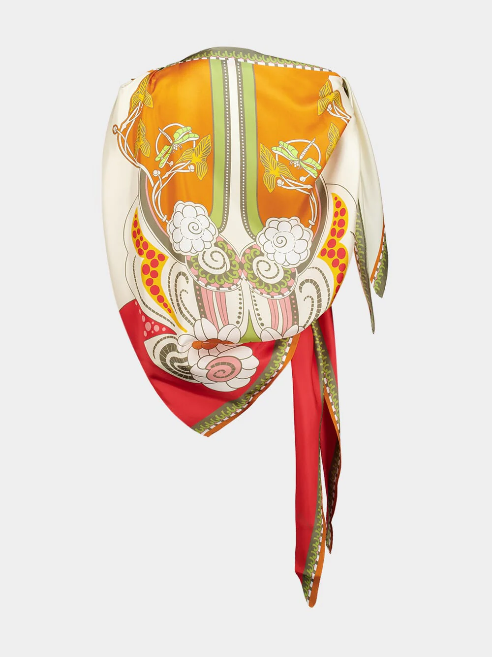 Daisychain Placée Silk Foulard Top - Image 2