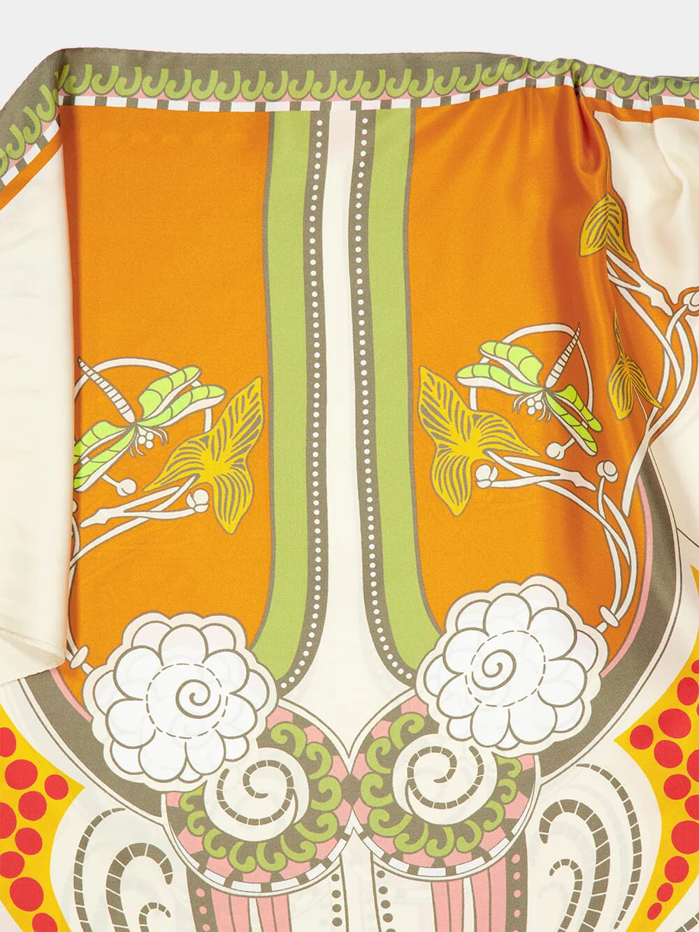 Daisychain Placée Silk Foulard Top - Image 3