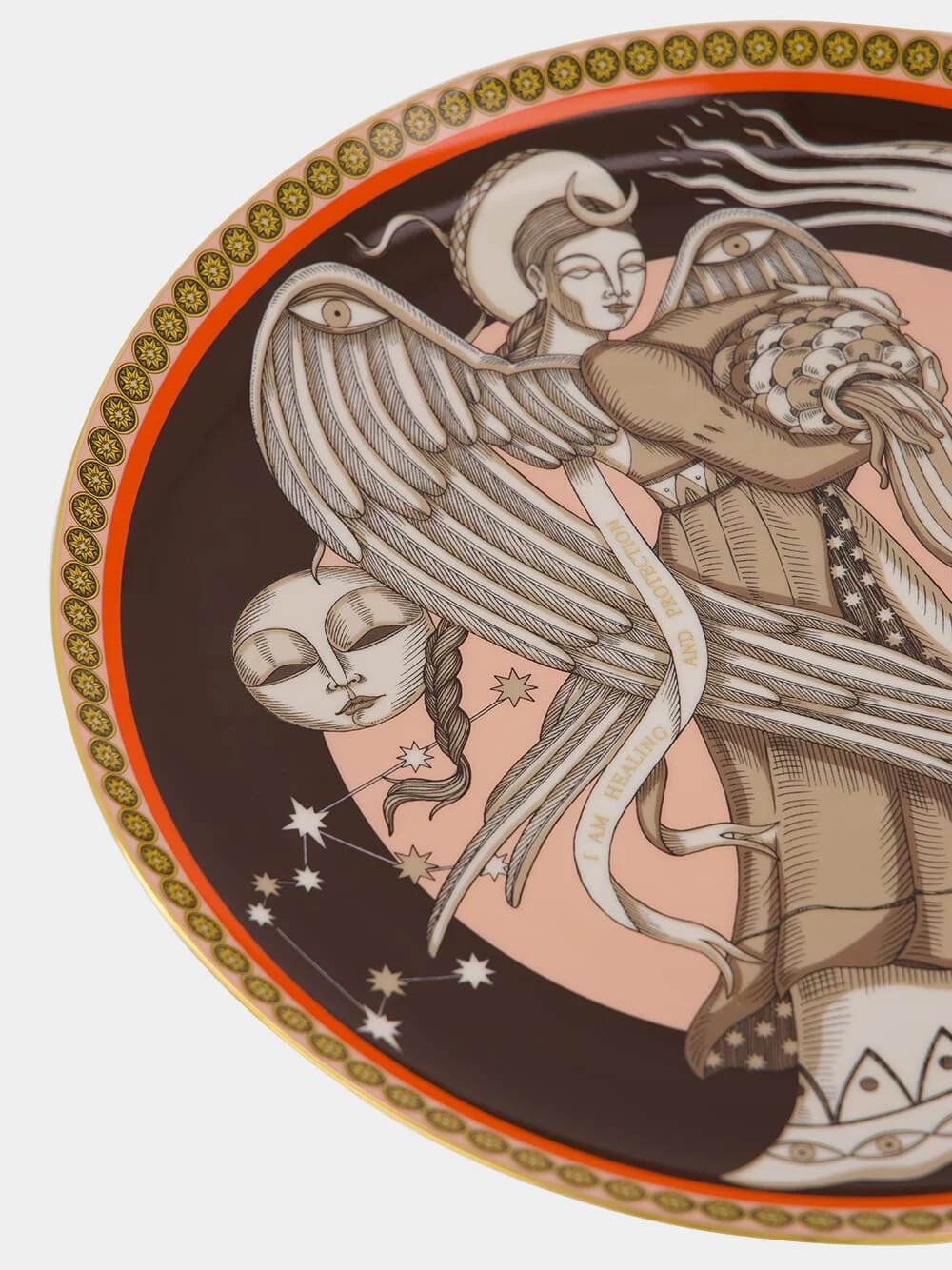 The Angel Brown Decorative Plate - Image 4