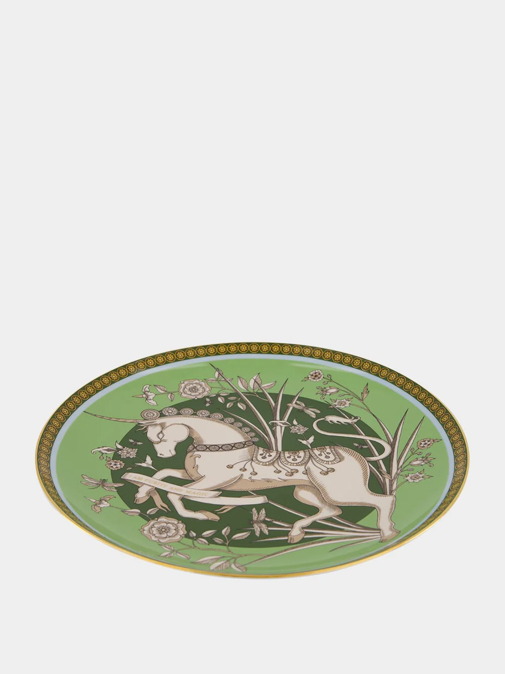 The Unicorn Light Green Decorative Plate - Image 2