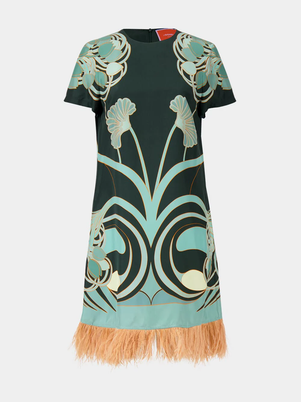 Blooming Tulip Placée Dark Green Mini Swing Dress