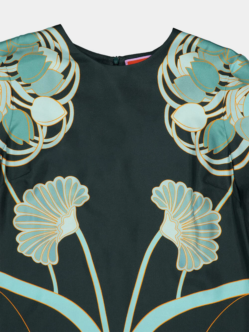 Blooming Tulip Placée Dark Green Mini Swing Dress - Image 5