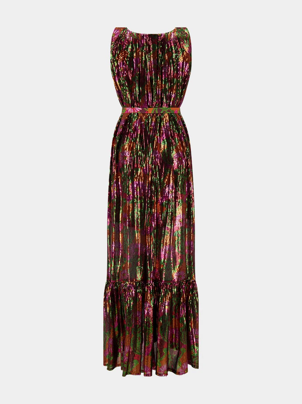 Floral Sleveless Maxi Dress - Image 2